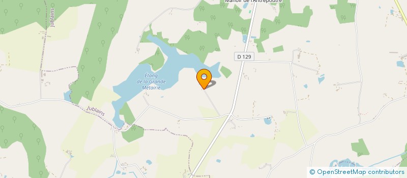 localisation de l'entreprise INDIVISION TERTRE RENE  JUBLAINS