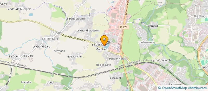 localisation de l'entreprise INDIVISION TESSIER  PHILIPPE  PLESCOP