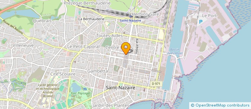 localisation de l'entreprise INDIVISION TETREL ET DOEGLE  SAINT-NAZAIRE