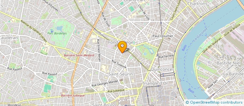 localisation de l'entreprise INDIVISION TEYCHENEY PATRICK ET EVELYNE  BORDEAUX