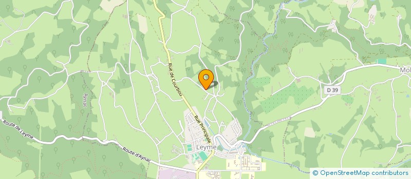 localisation de l'entreprise INDIVISION THAMIE JEAN MARIE  AYNAC