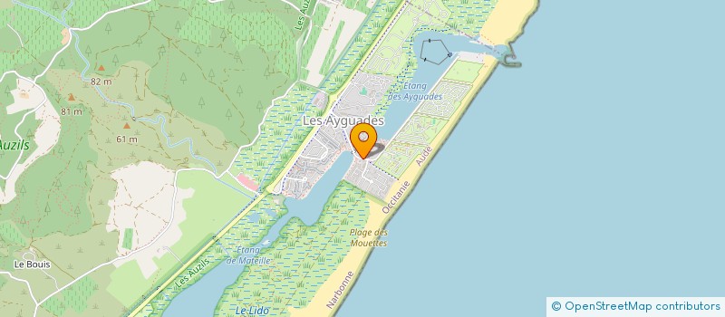 localisation de l'entreprise INDIVISION THAY  GRUISSAN