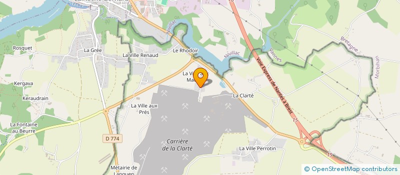 localisation de l'entreprise INDIVISION THEBAUD PARQUIER à HERBIGNAC
