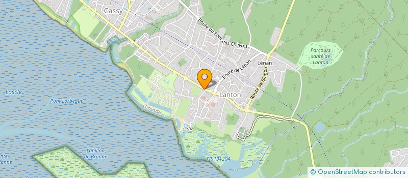 localisation de l'entreprise INDIVISION THEBAULT CHAUVEAU  LANTON