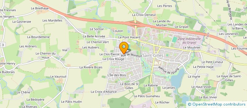 localisation de l'entreprise INDIVISION THEBAULT LE BRIS  SAINT-GILLES