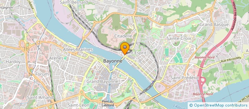 localisation de l'entreprise INDIVISION THEBE MARC ET FAYET LAETITIA à BAYONNE