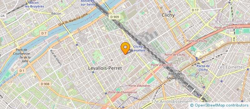 localisation de l'entreprise INDIVISION THEGAT ET ZERMANE à LEVALLOIS-PERRET