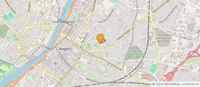 localisation de l'entreprise INDIVISION THELIER à ANGERS