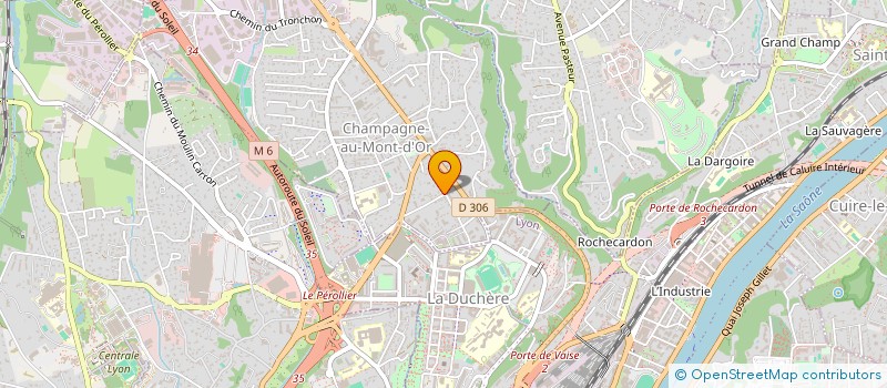 localisation de l'entreprise INDIVISION THELLIER SYLVIE ET THIERRY  CHAMPAGNE-AU-MONT-D'OR