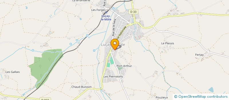 localisation de l'entreprise INDIVISION THERET à LUCAY-LE-MALE