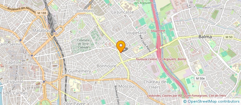 localisation de l'entreprise INDIVISION THERON à TOULOUSE