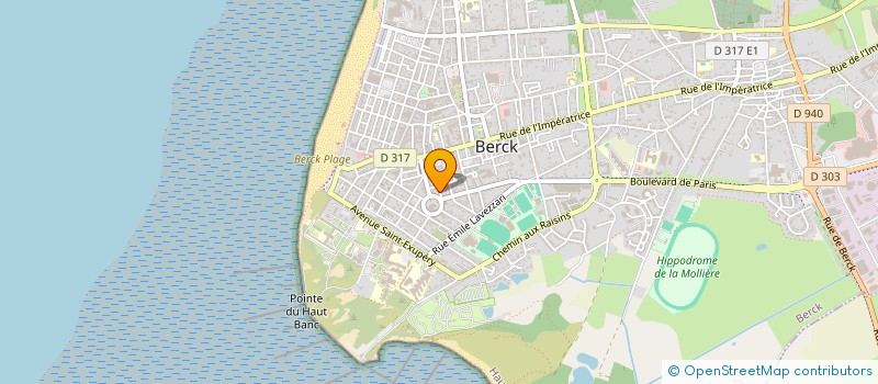 localisation de l'entreprise INDIVISION THERRY POIRET à BERCK