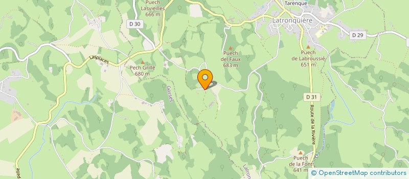 localisation de l'entreprise INDIVISION THERS KEVIN THERS LEANA  LATRONQUIERE