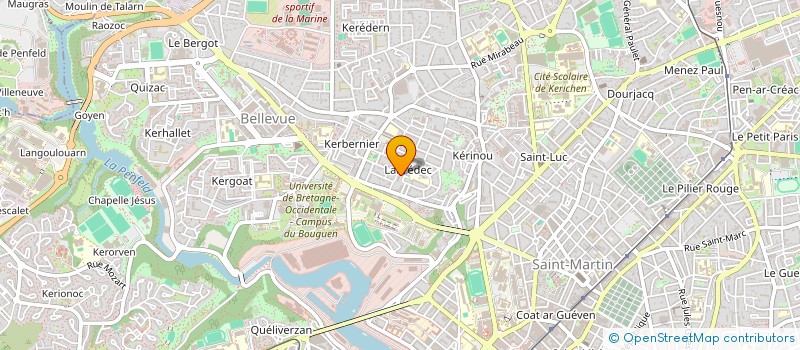 localisation de l'entreprise INDIVISION THERY LE MEUR à BREST