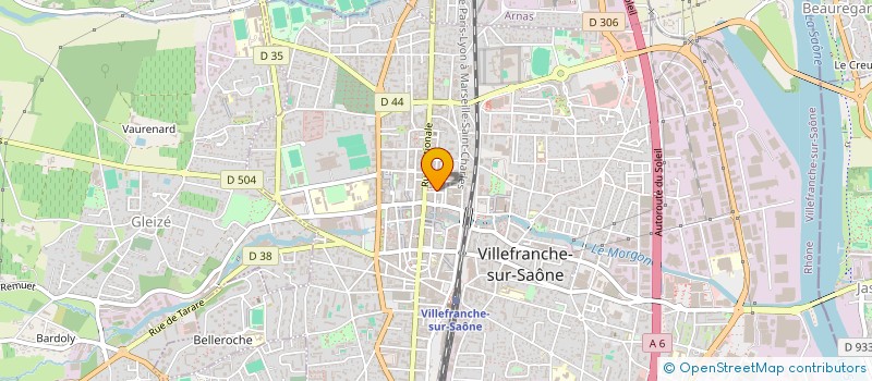 localisation de l'entreprise INDIVISION THEVENET  VILLEFRANCHE-SUR-SAONE