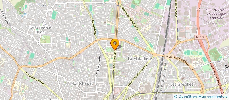 localisation de l'entreprise INDIVISION THEVENOT à DIJON