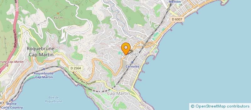 localisation de l'entreprise INDIVISION THEVENOT - MERTENS à ROQUEBRUNE-CAP-MARTIN