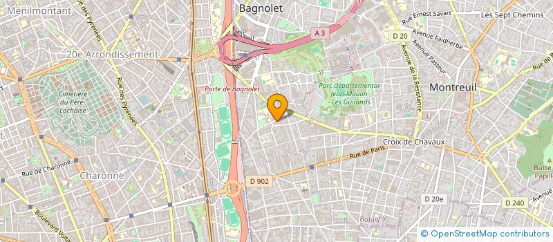 localisation de l'entreprise INDIVISION THEVES ET WYNNE à BAGNOLET
