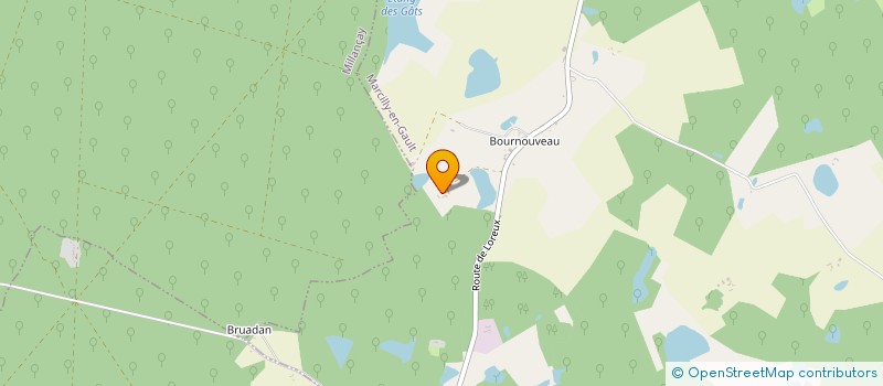 localisation de l'entreprise INDIVISION THIBAULT  MARCILLY-EN-GAULT