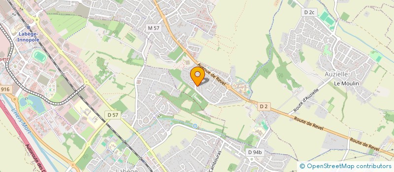 localisation de l'entreprise INDIVISION THIBAULT DE CHANVALON  SAINT-ORENS-DE-GAMEVILLE