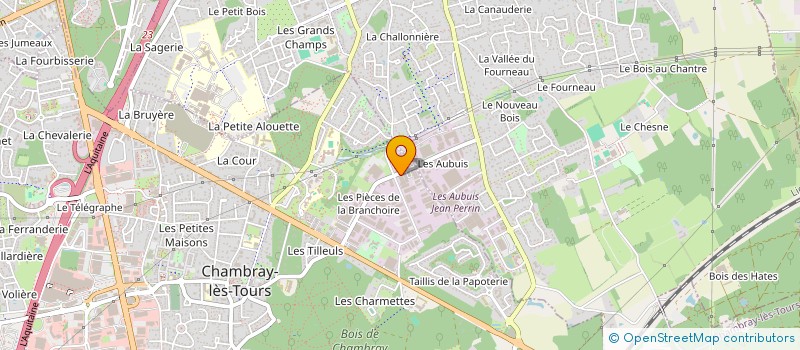 localisation de l'entreprise INDIVISION THIBAULT ETIENNE  CHAMBRAY-LES-TOURS