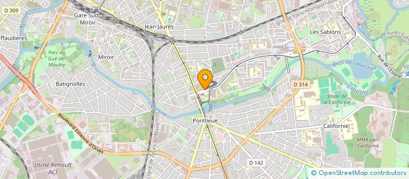 localisation de l'entreprise INDIVISION THIEBAUD-ROUX LMNP  LE MANS