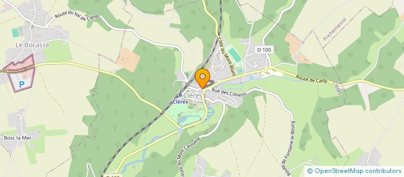 localisation de l'entreprise INDIVISION THIERRY DENIS ET JACQUES  CLERES