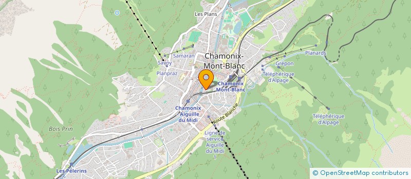 localisation de l'entreprise INDIVISION THIOLLIER - PARSONS  CHAMONIX-MONT-BLANC