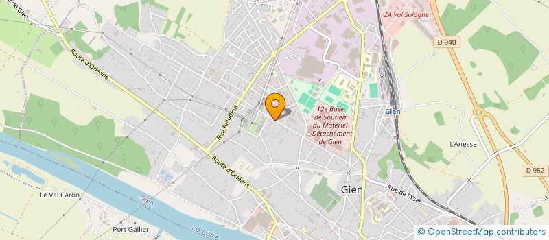 localisation de l'entreprise INDIVISION THION à GIEN