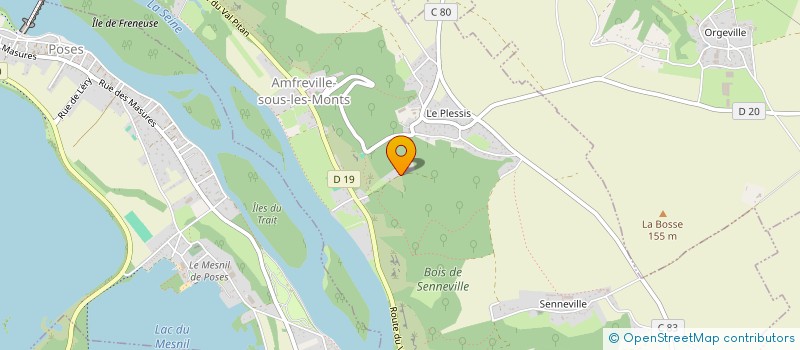 localisation de l'entreprise INDIVISION THIRY-DUPUIS  AMFREVILLE-SOUS-LES-MONTS