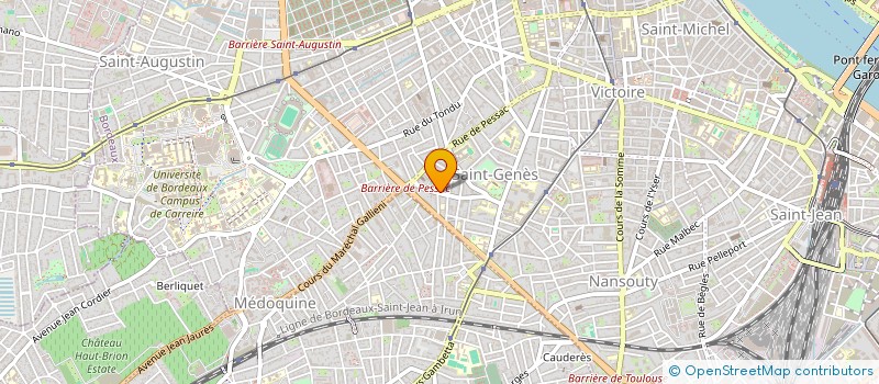 localisation de l'entreprise INDIVISION THOMAS FRANCK MAJAL FREDERIC  BORDEAUX