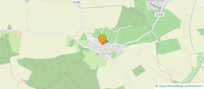 localisation de l'entreprise INDIVISION THOMAS FREDERIC  CONGY