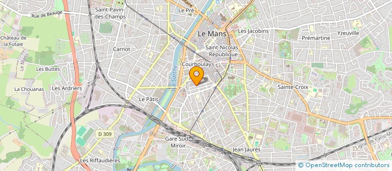 localisation de l'entreprise INDIVISION THOMAS HUGUES DUDOGNON  LE MANS