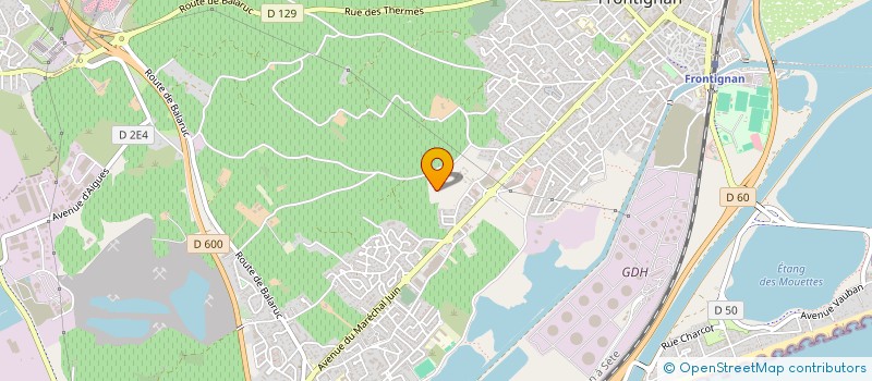 localisation de l'entreprise INDIVISION THOMAS MARTIN-PERRIDIER CHARL  FRONTIGNAN