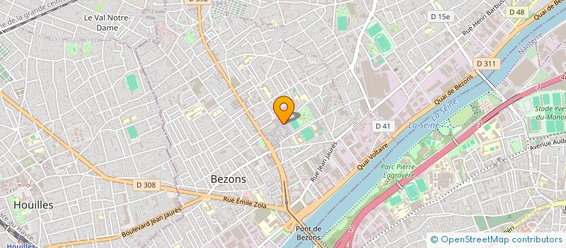 localisation de l'entreprise INDIVISION THOMASSET / BOISSON CHRISTOPHE ET ANNE-SOPHIE  BEZONS