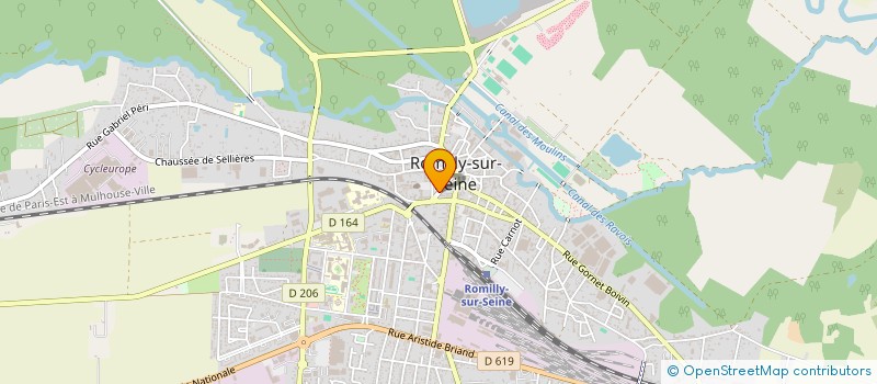 localisation de l'entreprise INDIVISION THOMMERAY-DUMAY  ROMILLY-SUR-SEINE