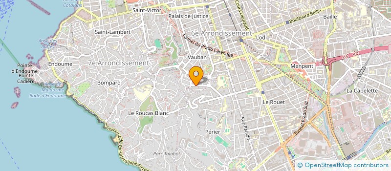 localisation de l'entreprise INDIVISION THOMYRIS FROISSARDEY  MARSEILLE