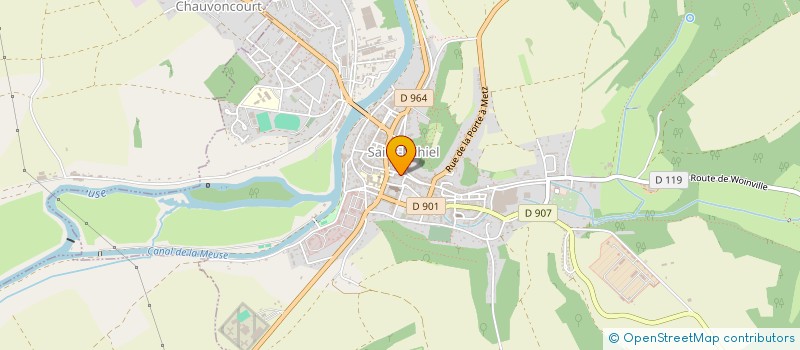 localisation de l'entreprise INDIVISION THONIN  SAINT-MIHIEL