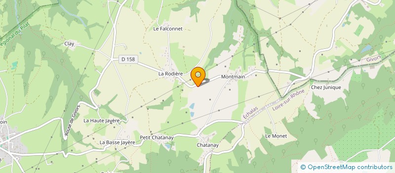 localisation de l'entreprise INDIVISION THONNERIEUX RENE  ECHALAS