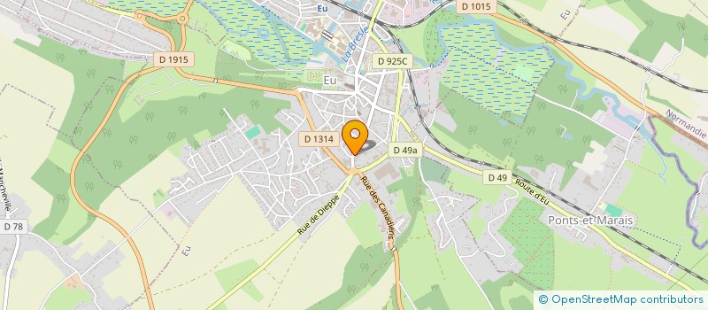 localisation de l'entreprise INDIVISION THOREL à EU