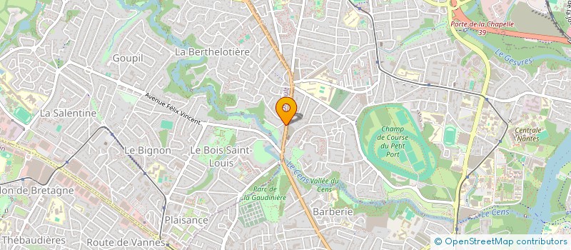 localisation de l'entreprise INDIVISION THOUAUD à ORVAULT