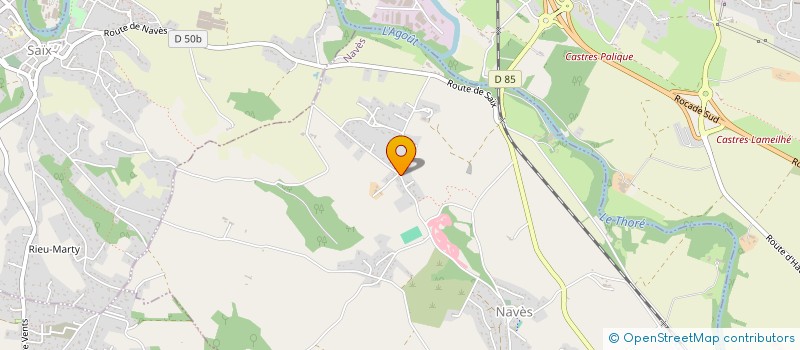 localisation de l'entreprise INDIVISION THOUMERE CEDRIC ET COUSINIE EMILIE  NAVES