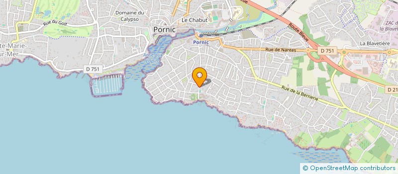 localisation de l'entreprise INDIVISION THUET - RAINGEARD DE LA BLETIERE  PORNIC