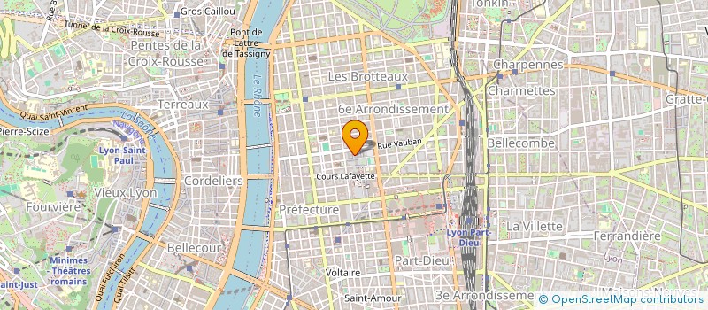 localisation de l'entreprise INDIVISION THYAUX  LYON