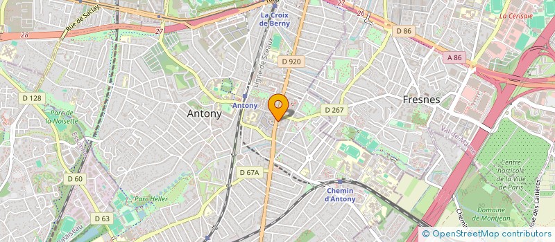 localisation de l'entreprise INDIVISION TINGAUD / SIMONETTI à ANTONY