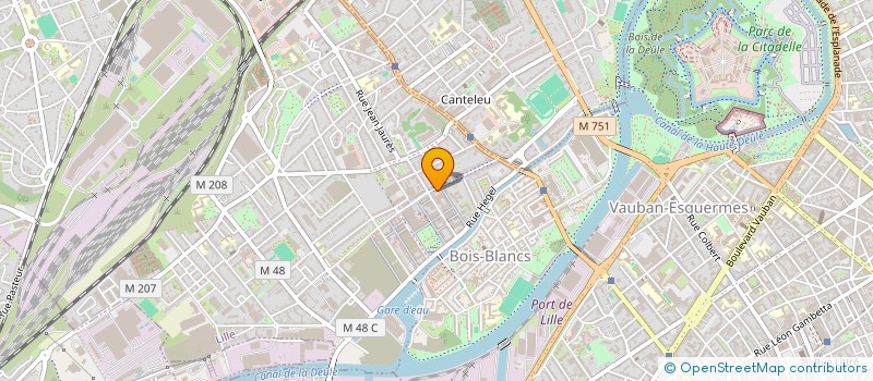 localisation de l'entreprise INDIVISION TIRLEMONT / BURIDANT à LILLE