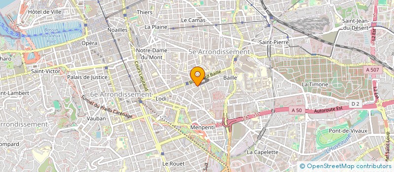 localisation de l'entreprise INDIVISION TIRONE QUILES à MARSEILLE