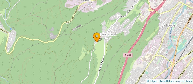 localisation de l'entreprise INDIVISION TISSOT  APREMONT