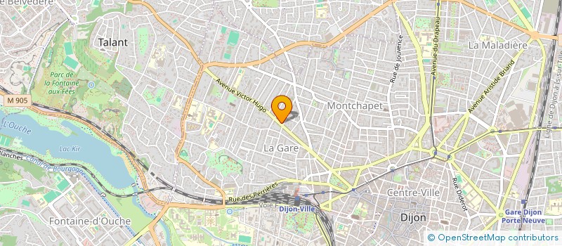 localisation de l'entreprise INDIVISION TISSOT  DIJON