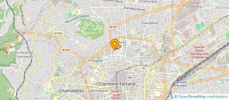 localisation de l'entreprise INDIVISION TIXERONT  CLERMONT-FERRAND